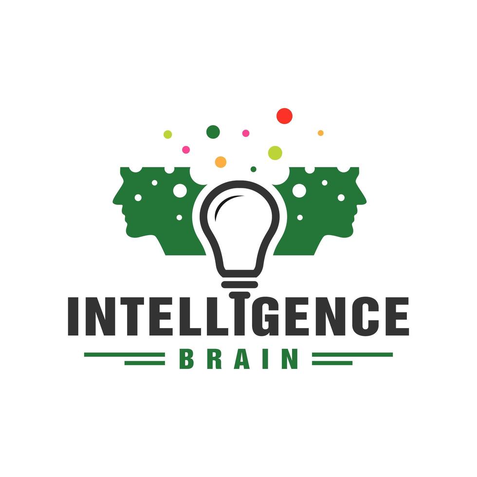 logo de la technologie de l'intelligence artificielle vecteur