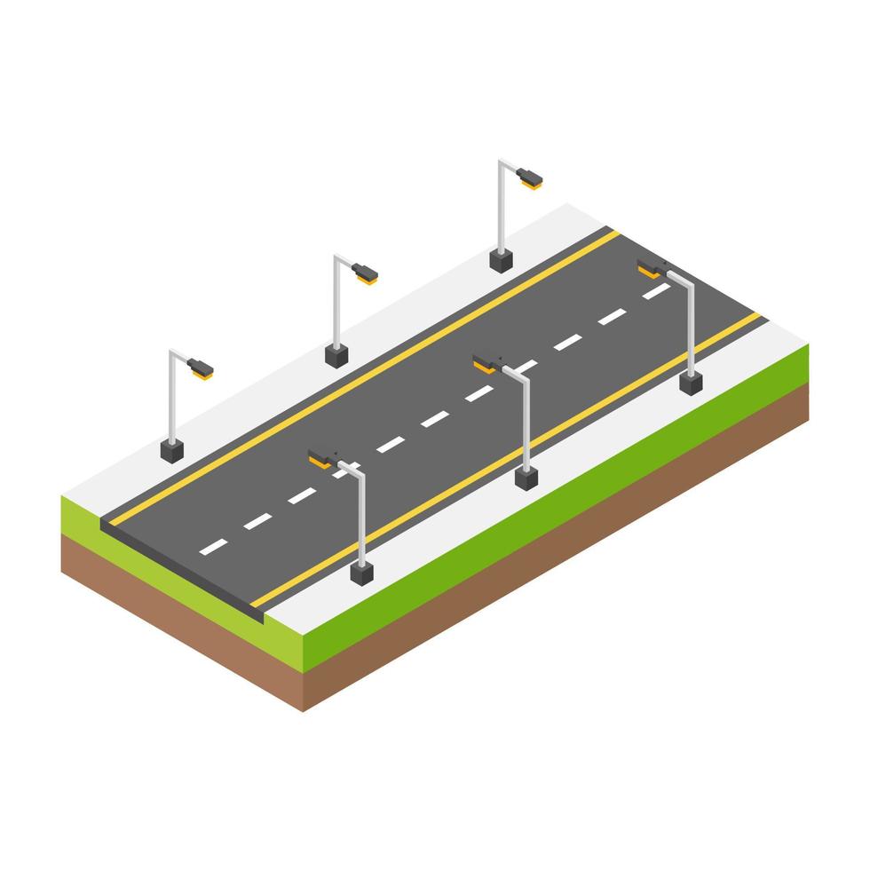 concepts de route de la ville vecteur