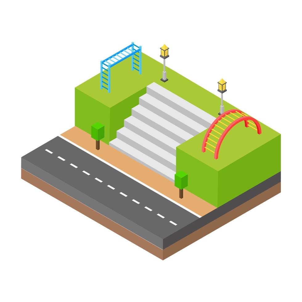 concepts de boulevard à la mode vecteur