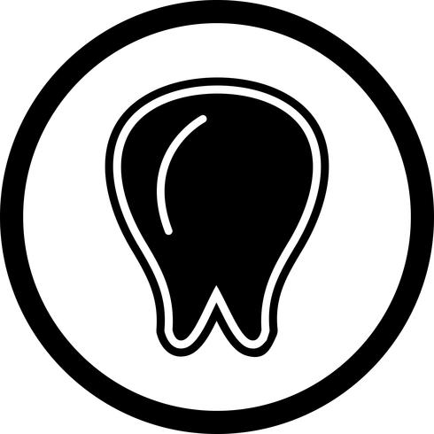 Conception d&#39;icône de dent vecteur