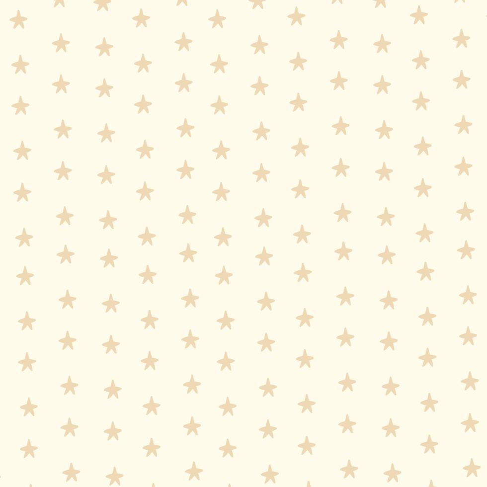 support de carte postale avec des étoiles. le fond de l'espace est beige pour le papier kraft ou l'emballage. belles étoiles dessinées à la main. un substrat avec la texture du ciel étoilé. illustration vectorielle vecteur