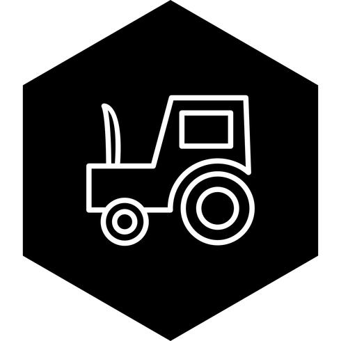 Conception d&#39;icône de tracteur vecteur