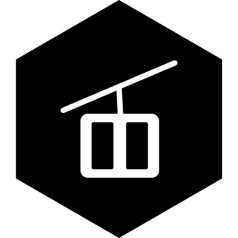 Télésiège Icon Design vecteur
