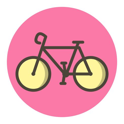 Conception d&#39;icône de vélo vecteur