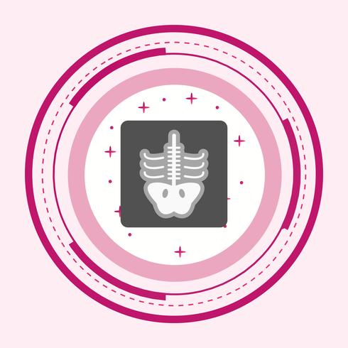 conception d&#39;icône xray vecteur