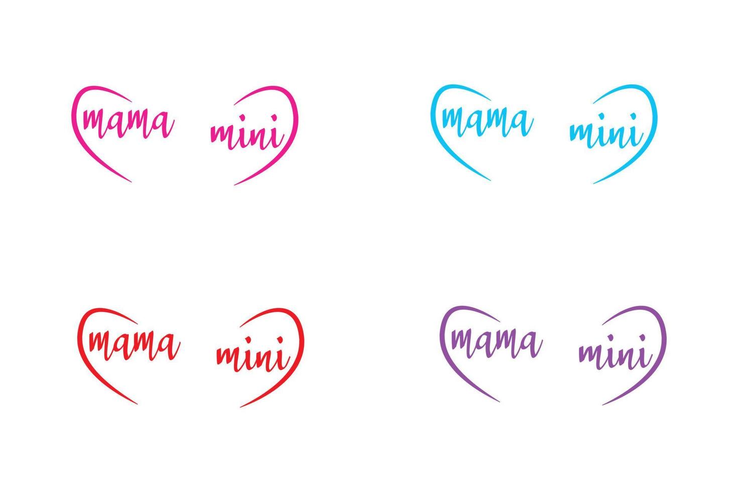 mama mini fichier vectoriel de conception de tshirt gratuit