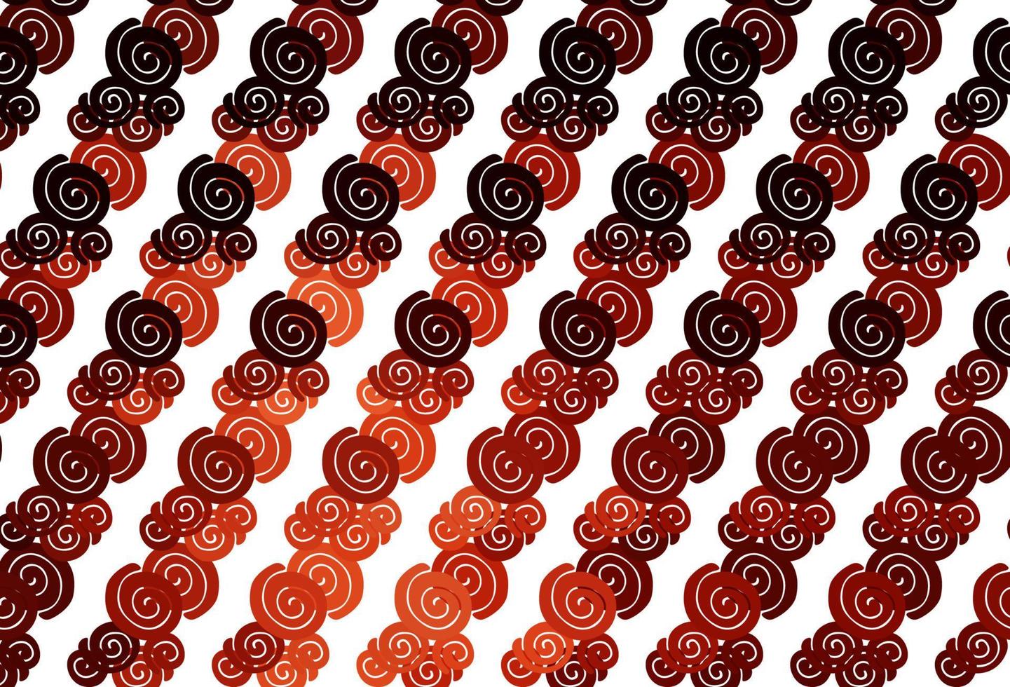 motif vectoriel rouge clair avec des formes de bulles.