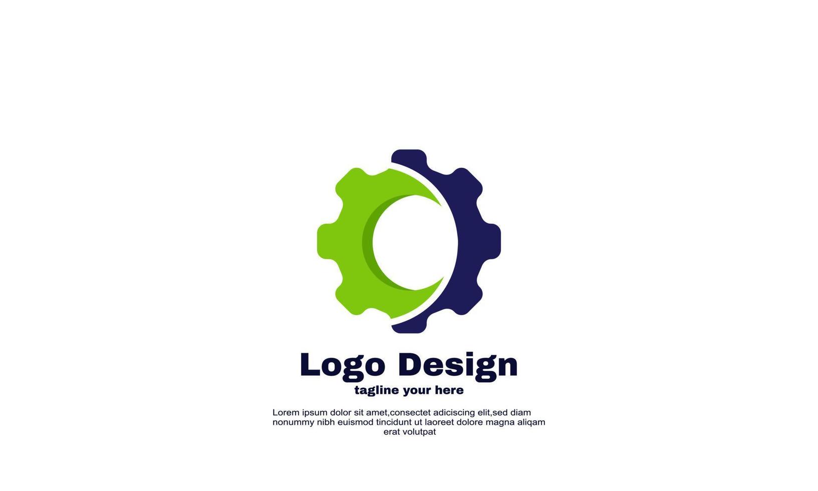 modèle de conception de logo abstrait concept de vitesse créative vecteur