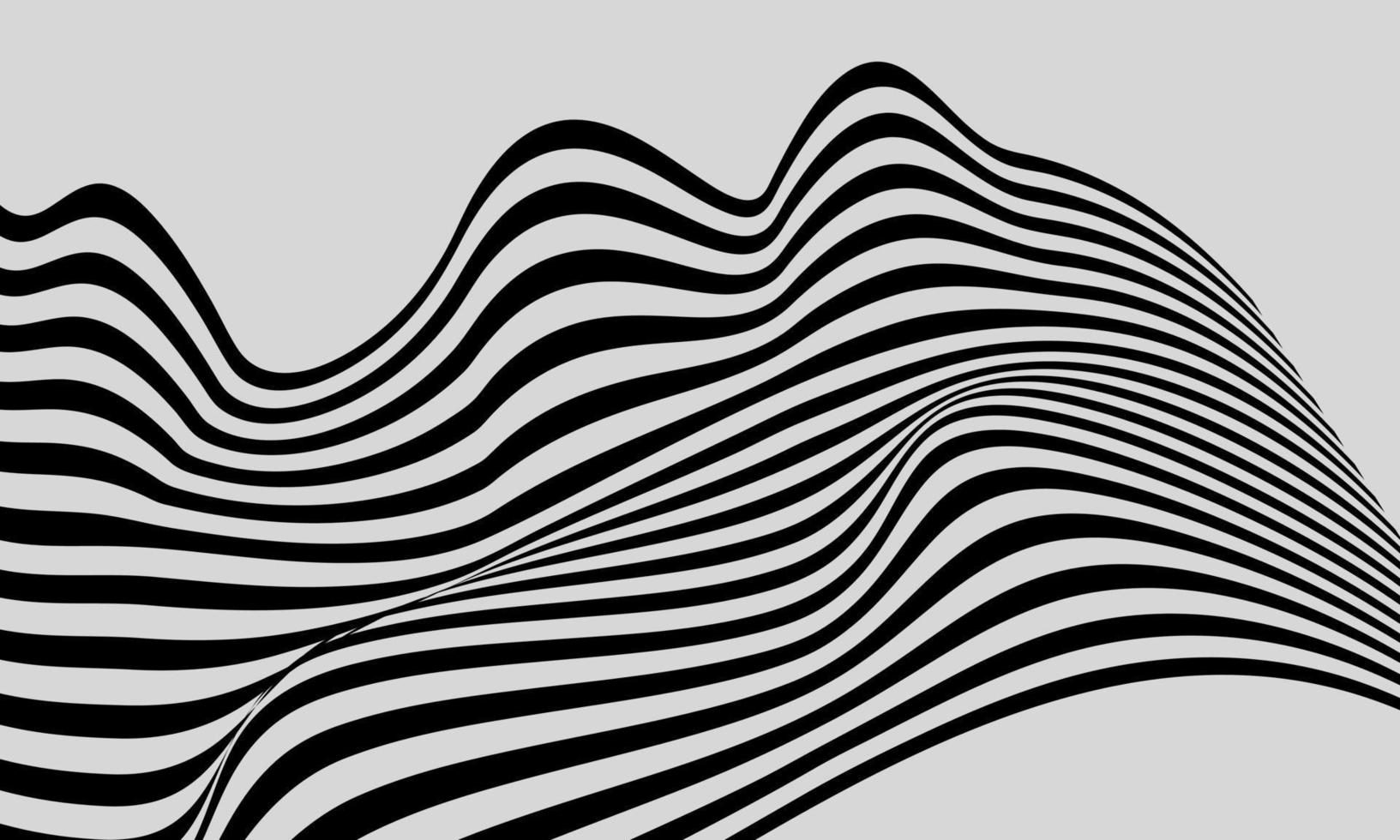 illusion d'optique créative abstraite vecteur ver géométrique concentrique