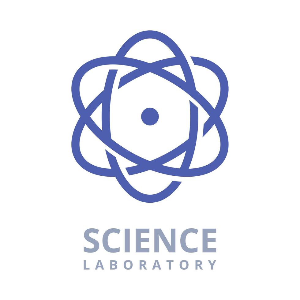 logo de laboratoire scientifique, symbole, vecteur