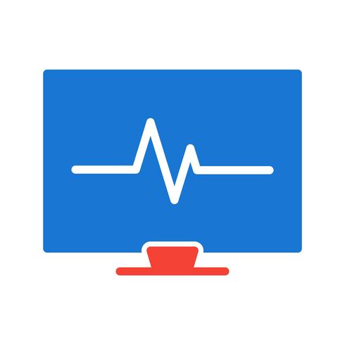 conception d&#39;icônes ecg vecteur