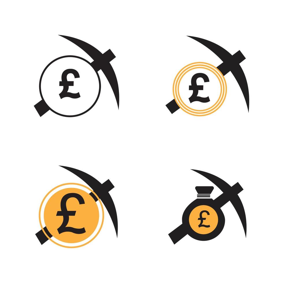 Livre d'argent vecteur icône illustration modèle de conception - vector