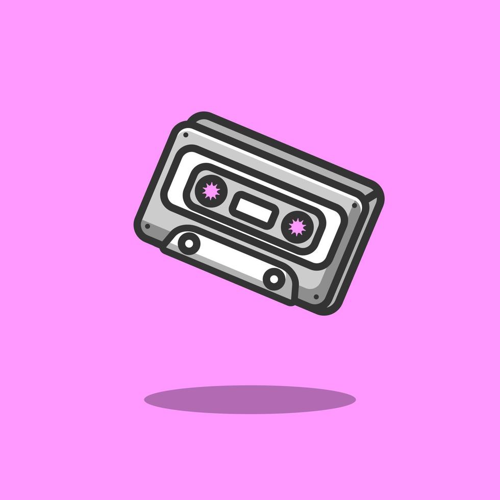 illustration de cassette vecteur