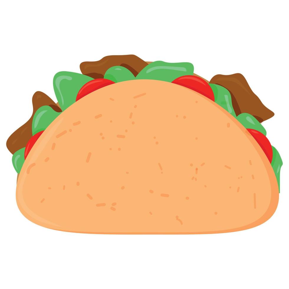 illustration vectorielle de tacos vecteur
