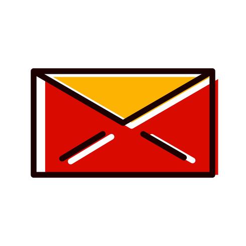 conception d&#39;icône de courrier électronique vecteur