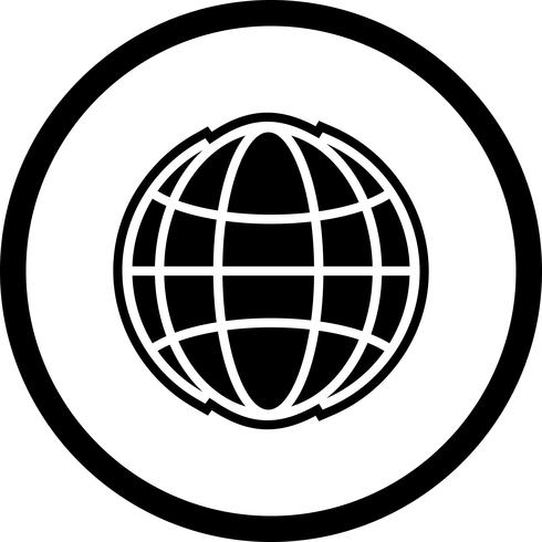 Globe Icon Design vecteur