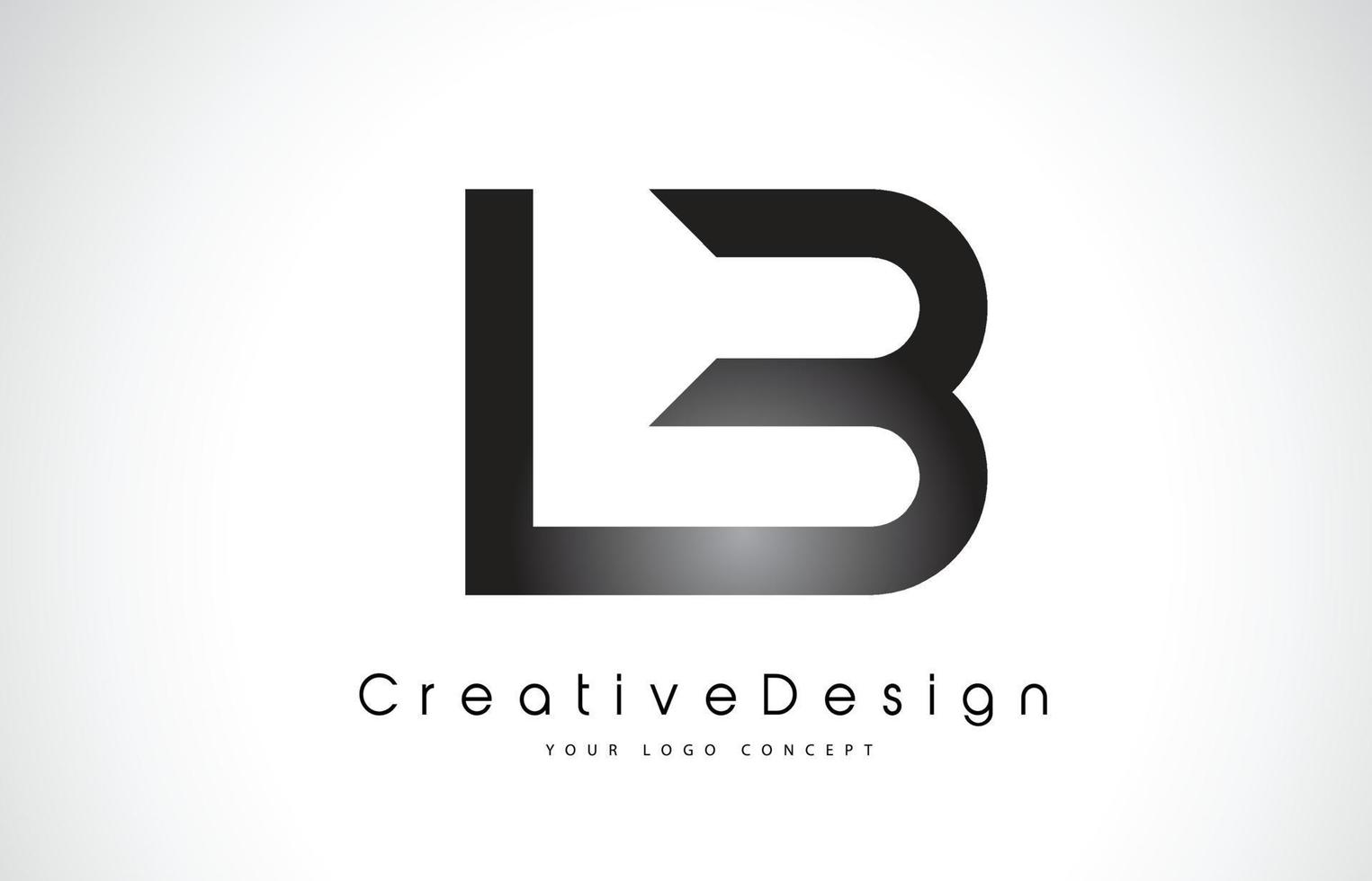 création de logo de lettre lb lb. icône créative lettres modernes logo vectoriel. vecteur