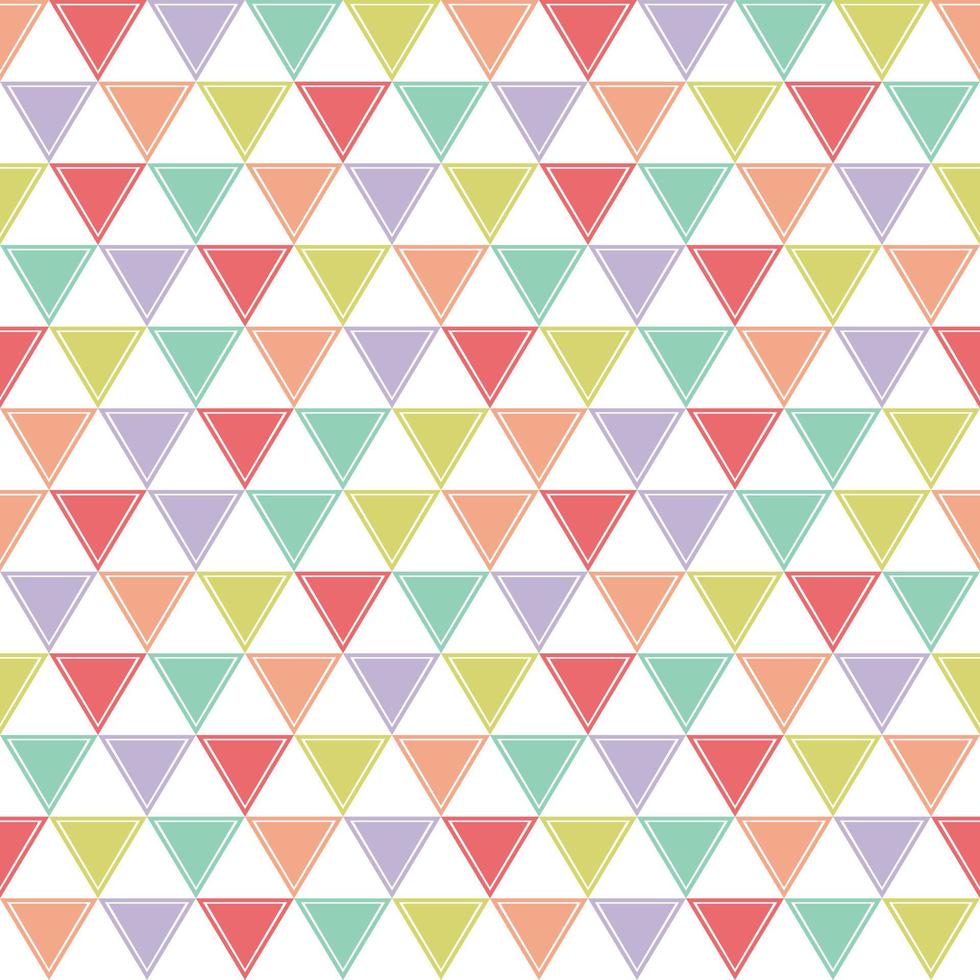 triangle très beau motif sans couture pour la décoration, le papier peint, le papier d'emballage, le tissu, la toile de fond, etc. vecteur