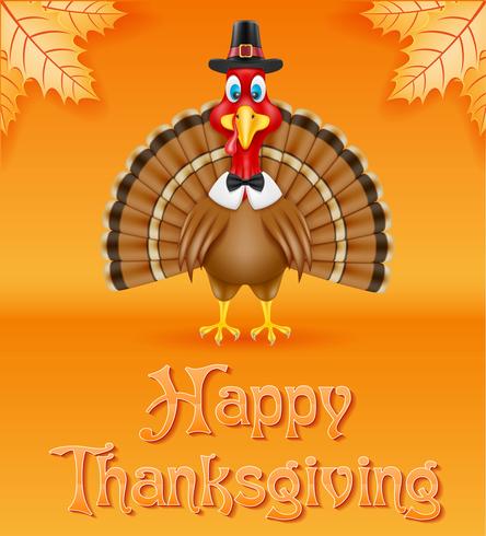 illustration vectorielle de thanksgiving turkey bird vecteur