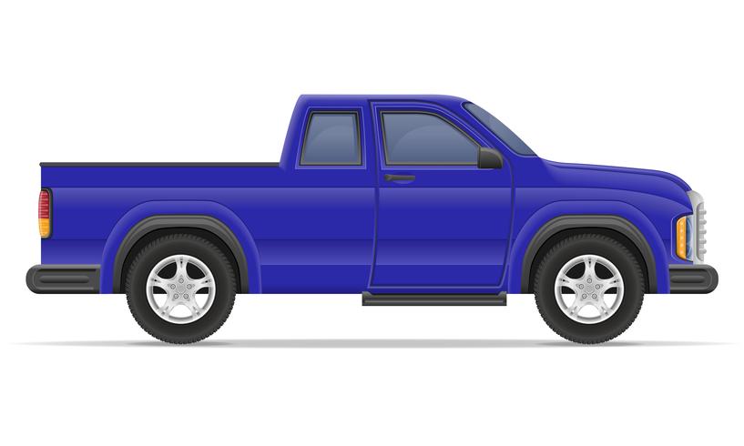 illustration vectorielle de voiture pickup vecteur