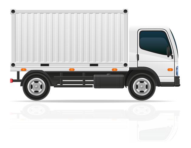 petit camion pour illustration vectorielle de transport cargo vecteur