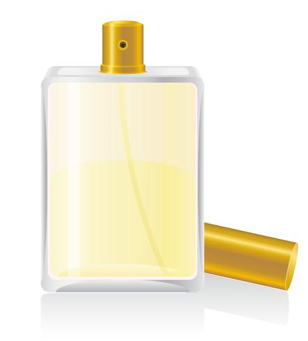 parfums en illustration vectorielle bouteille vecteur