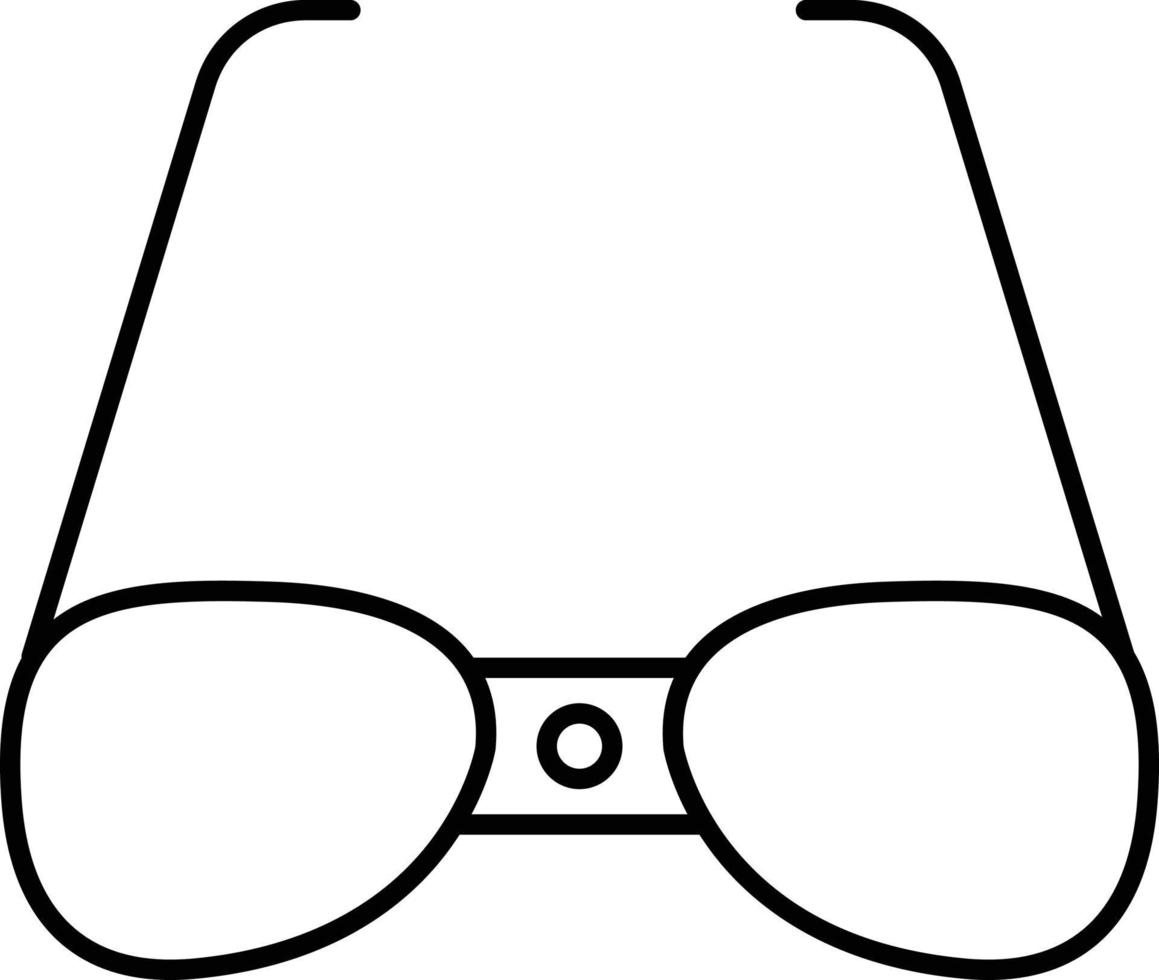 style d'icône de lunettes intelligentes vecteur