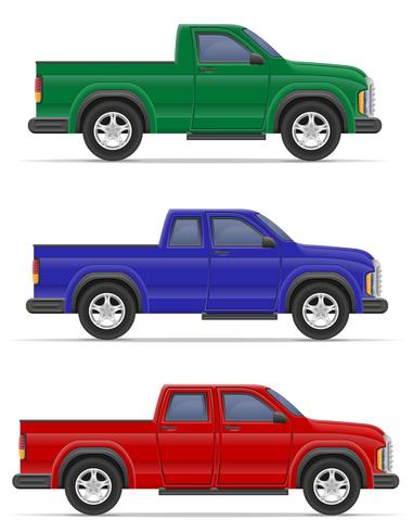 illustration vectorielle de voiture pickup vecteur