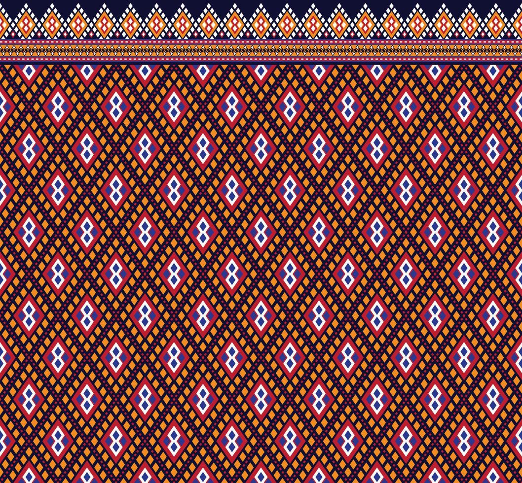 motif ethnique tissu texture géométrique vecteur aztèque oriental illustration rétro carreaux de céramique