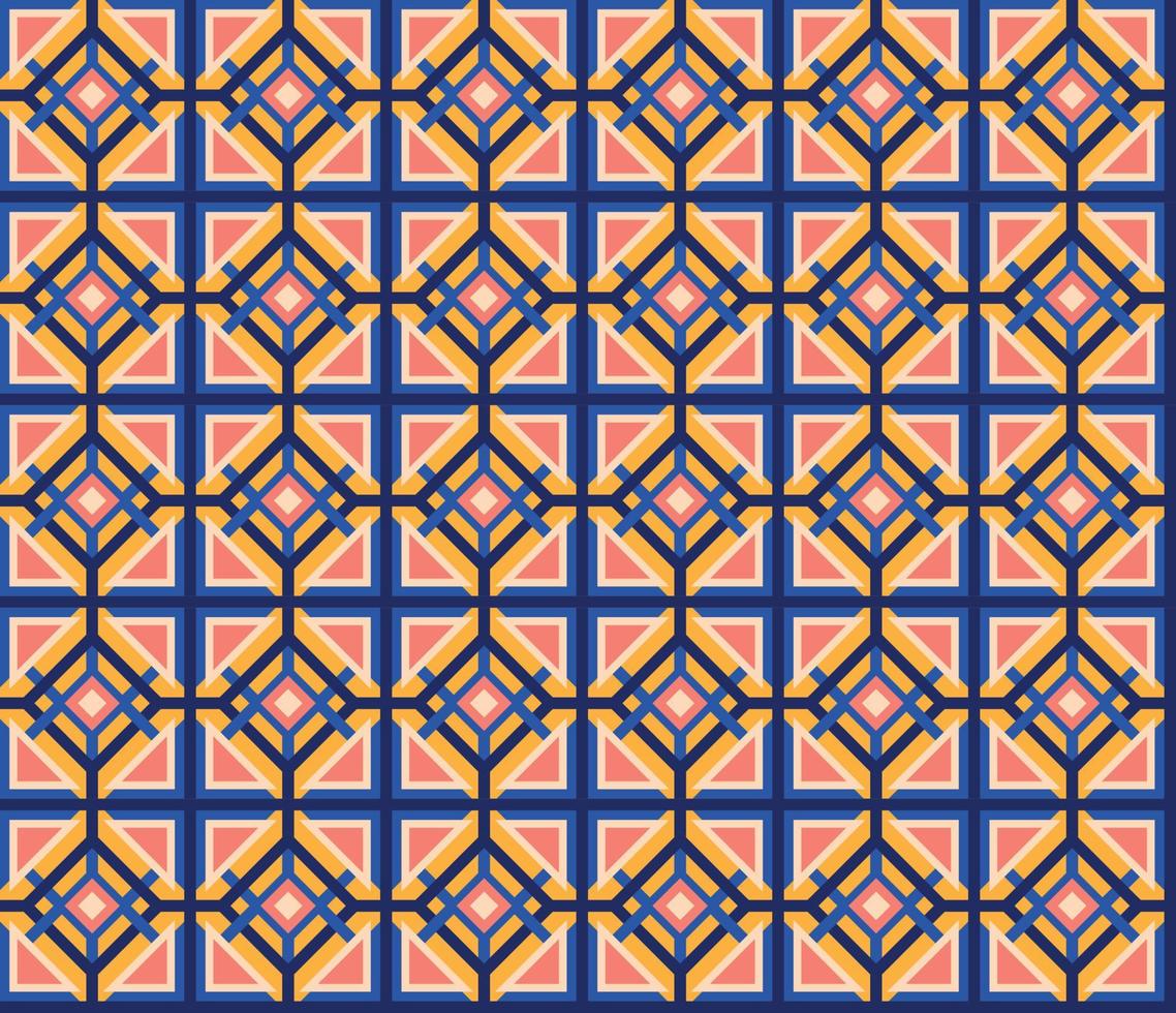 motif ethnique tissu texture géométrique vecteur aztèque oriental illustration rétro carreaux de céramique