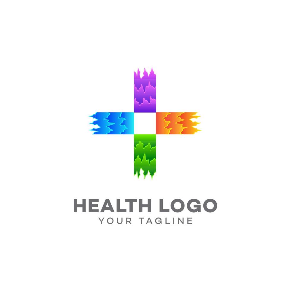 conception de logo médical, pharmacie, santé, hôpital, vecteur