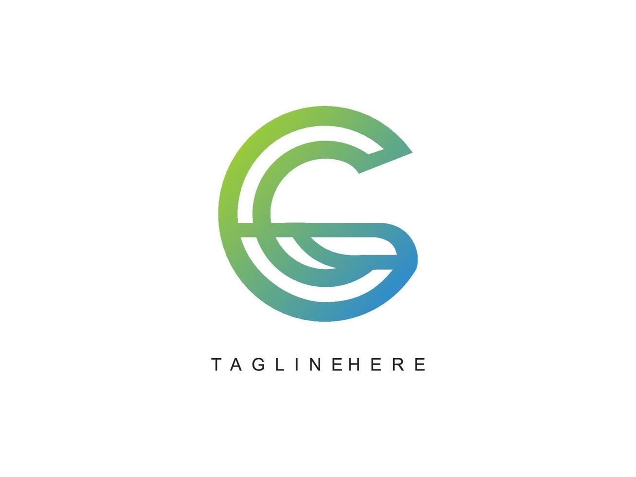 création de logo abstrait coloré lettre g pour entreprise vecteur