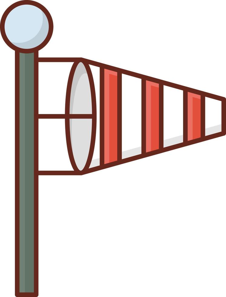 illustration vectorielle de vent sur un fond transparent. symboles de qualité supérieure. icône de couleur plate de ligne vectorielle pour le concept et la conception graphique. vecteur