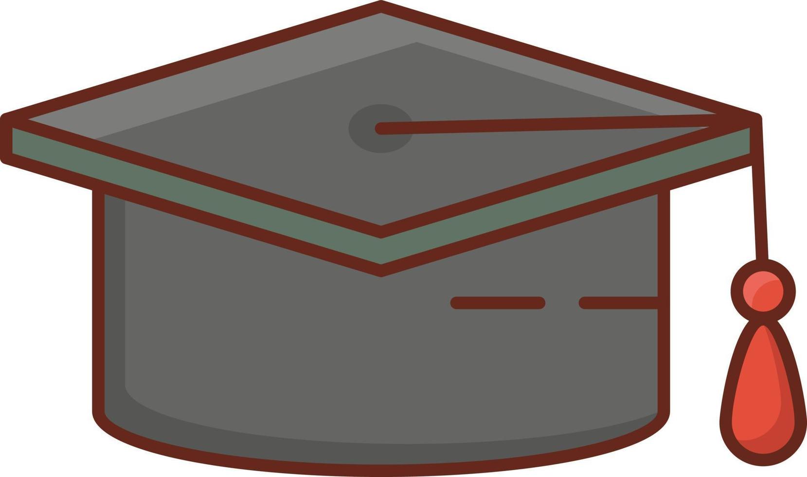 illustration vectorielle de chapeau sur un fond transparent. symboles de qualité supérieure. icône de couleur plate de ligne vectorielle pour le concept et la conception graphique. vecteur