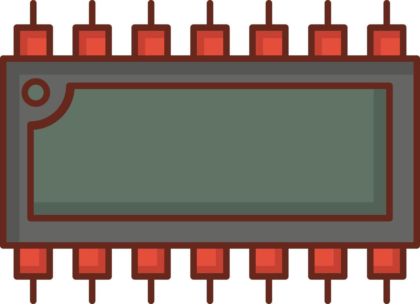 illustration vectorielle de ram sur un fond transparent. symboles de qualité premium. icône de couleur plate de ligne vectorielle pour le concept et la conception graphique. vecteur