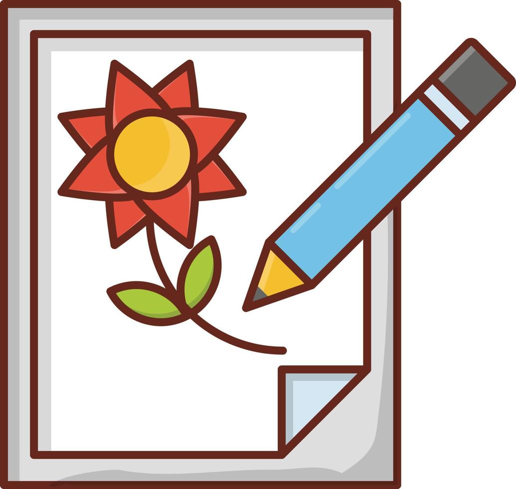 illustration vectorielle de fleur sur un fond transparent. symboles de qualité premium. icône de couleur plate de ligne vectorielle pour le concept et la conception graphique. vecteur