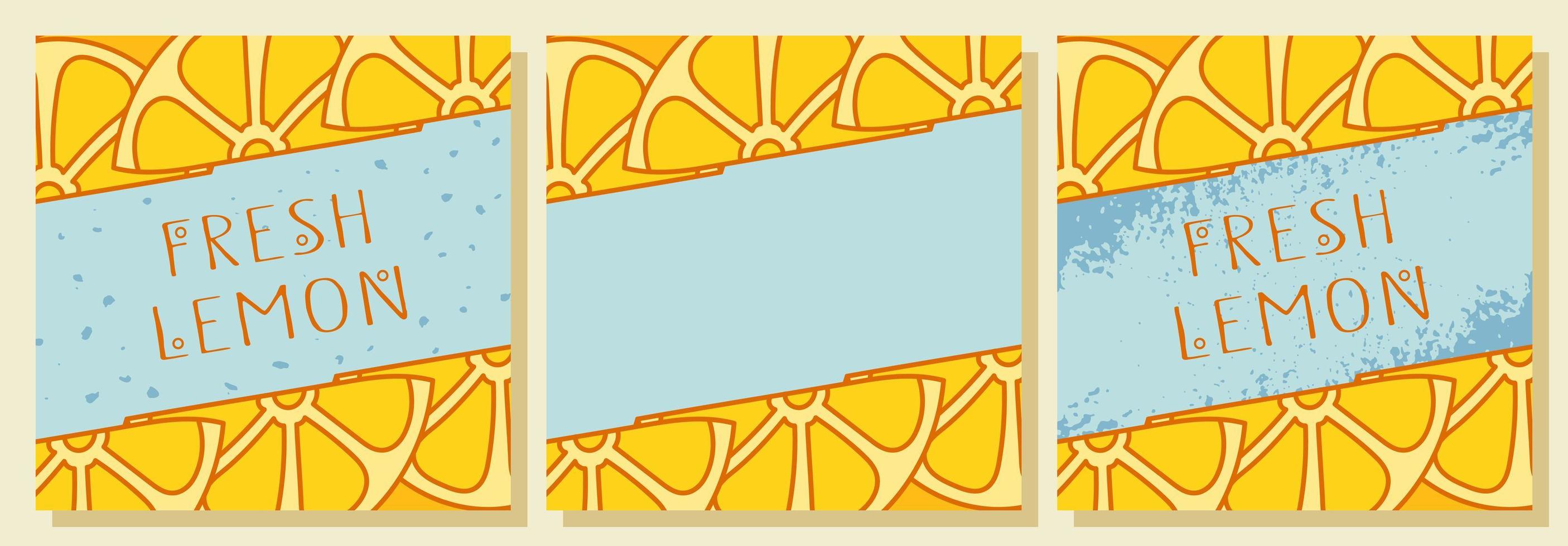 limonade fraîche à la menthe et glaçons. tranches de citron, feuilles de menthe. illustration vectorielle avec des textures. vecteur