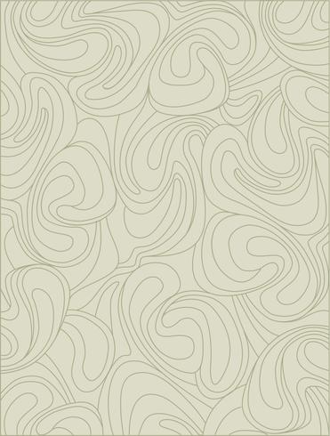 Motif géométrique abstrait papier peint Waveline. Ornement floral vecteur