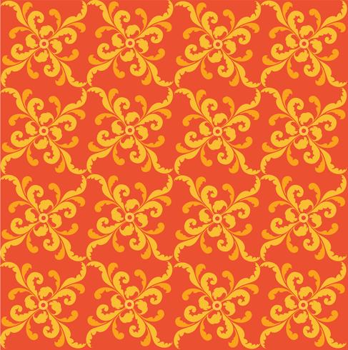 Motif géométrique floral. ornement oriental oriental s&#39;épanouir. vecteur