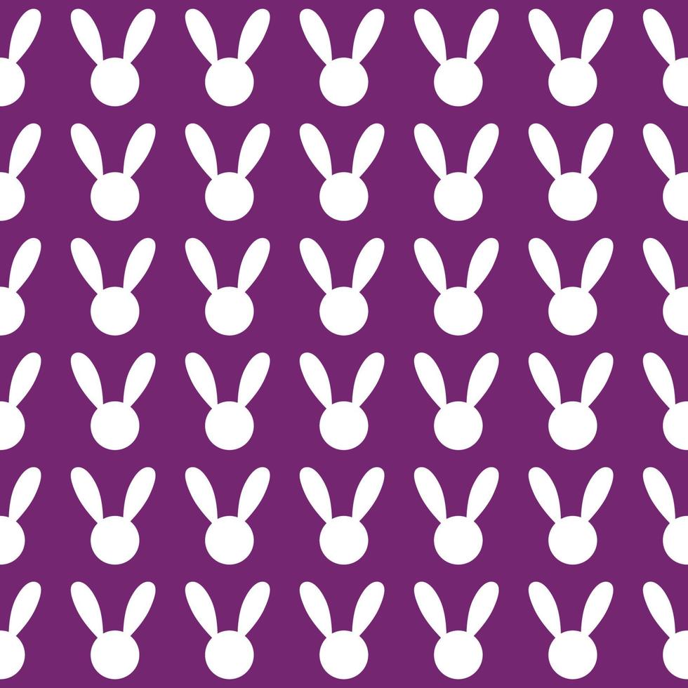 fond violet lapin blanc vecteur