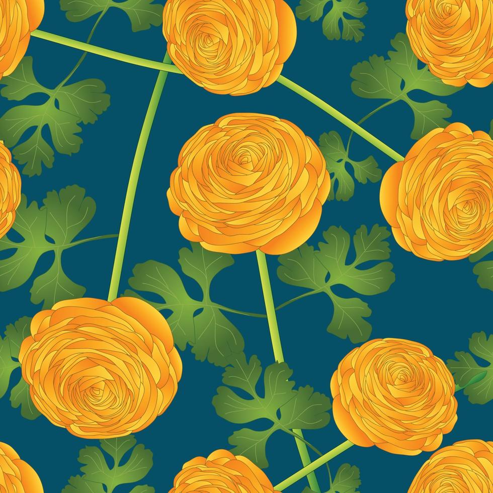 fleur de renoncule jaune sur fond bleu indigo 5125469 - Telecharger  Vectoriel Gratuit, Clipart Graphique, Vecteur Dessins et Pictogramme Gratuit