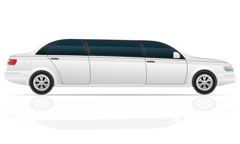 illustration vectorielle de voiture limousine vecteur