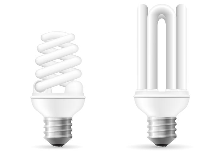 illustration vectorielle ampoule économie d&#39;énergie vecteur