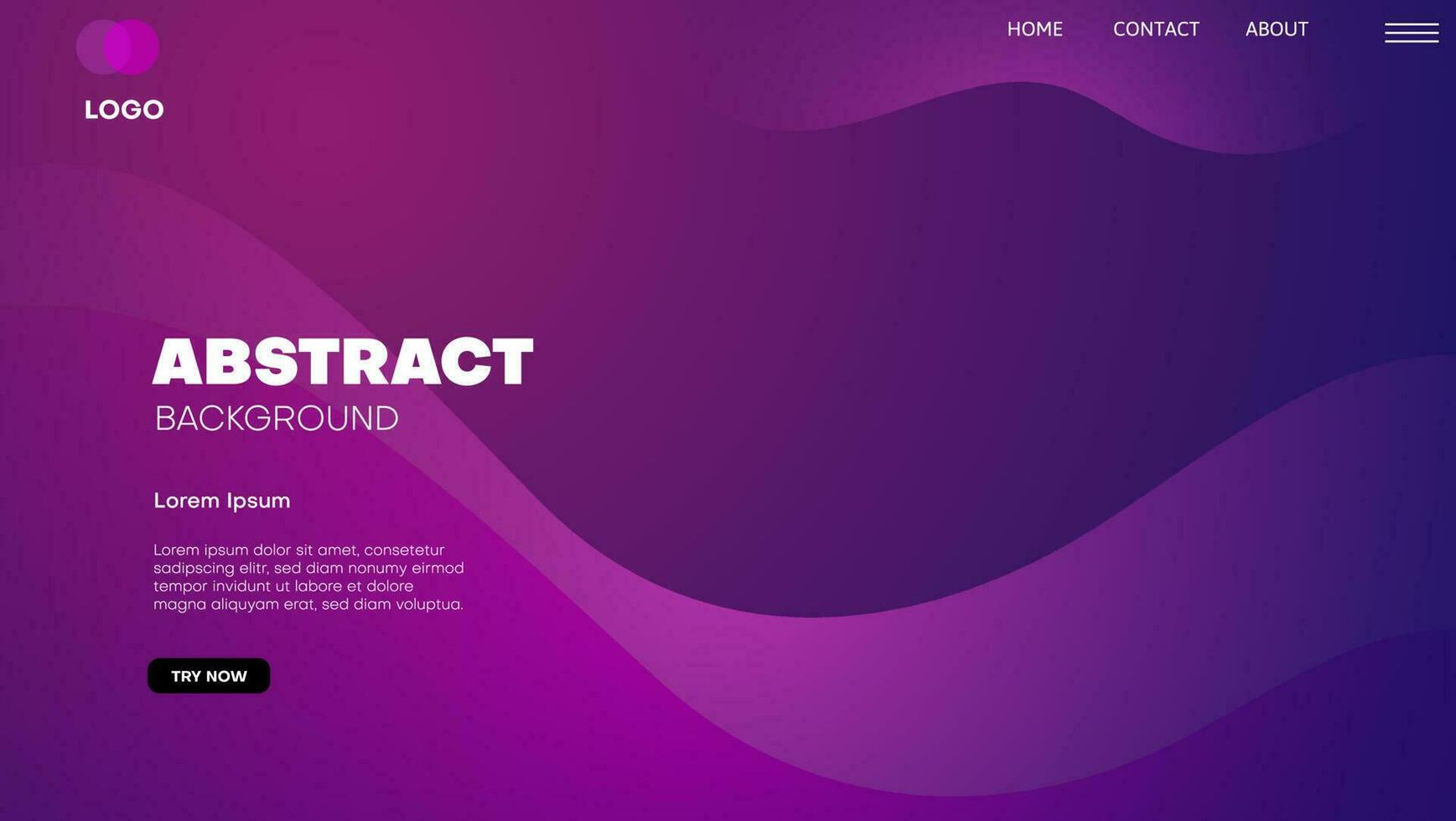 abstrait géométrique violet background.landing page design template.vector illustration vecteur