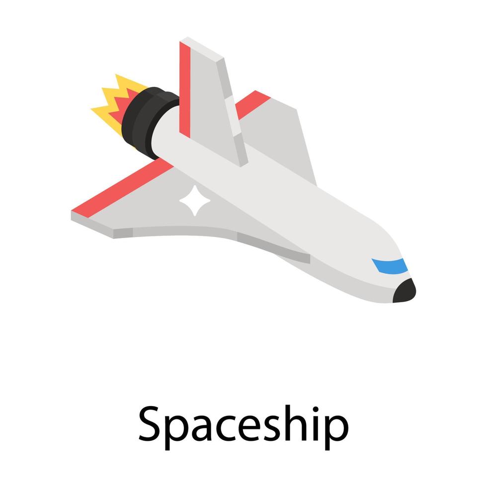 concepts de vaisseau spatial à la mode vecteur