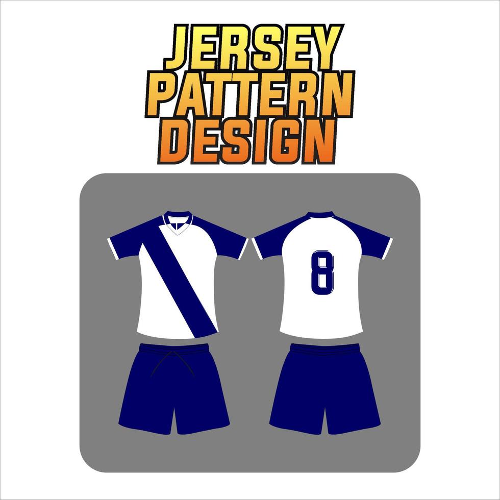 modèle de modèle abstrait de vecteur de conception de jersey affichage avant et arrière pour les équipes de football, basket-ball, cyclisme, baseball, volley-ball, course, etc.