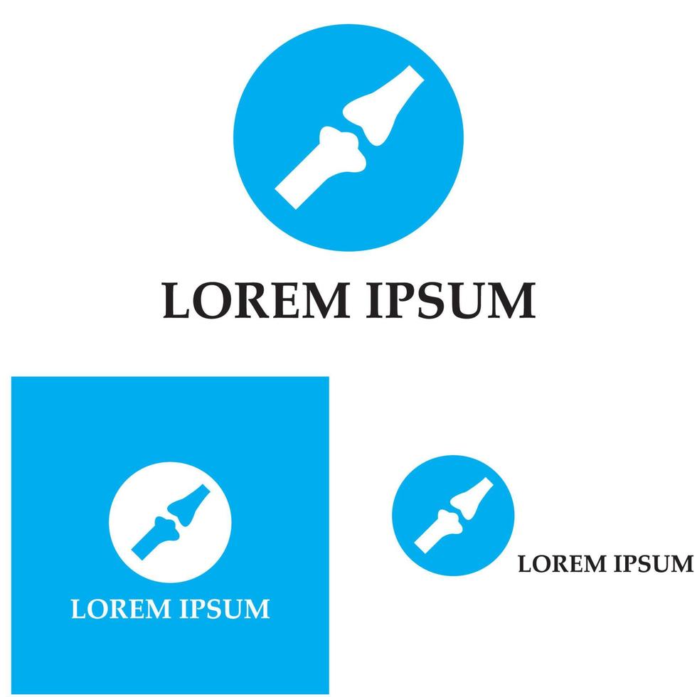 illustration de modèle de vecteur de logo d'os