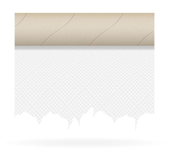 illustration vectorielle de papier toilette vecteur