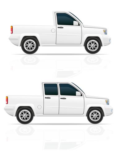 illustration vectorielle de voiture pick-up vecteur