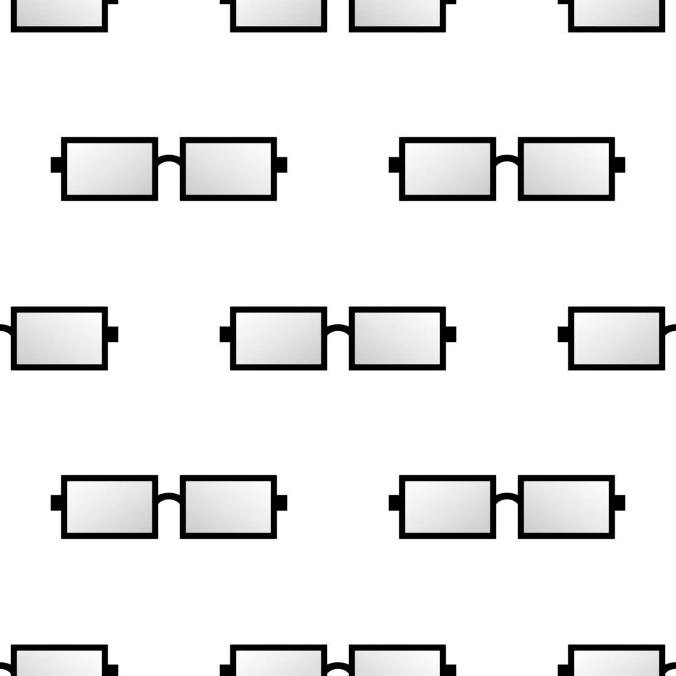 conception d'icône de vecteur de lunettes de modèle sans couture. design plat simple. pour les besoins d'arrière-plan, de papier peint, de toile de fond, de couverture, d'impression et de conception graphique. thème